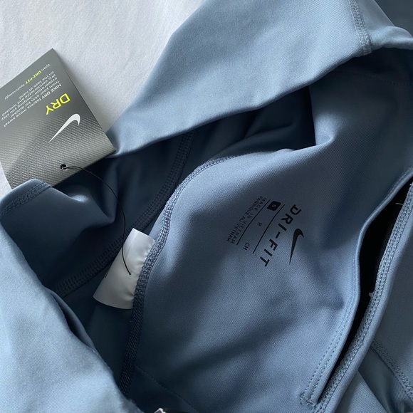 Nike Women’s One Dri-Fit full length leggings- small - blue - Picture 8 of 9